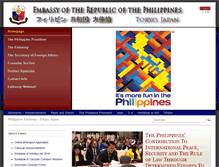 Tablet Screenshot of philembassy.net